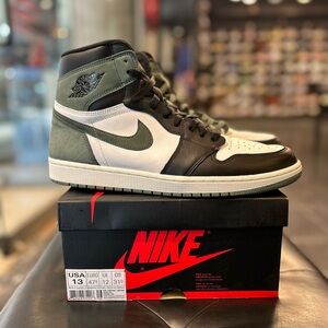 Air Jordan 1 High Retro Clay Green Men Shoes size 13